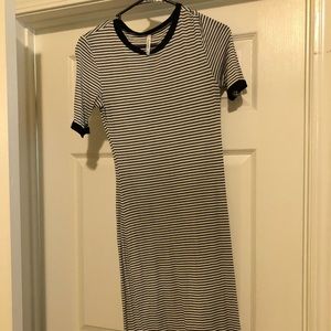 Black and white dress
